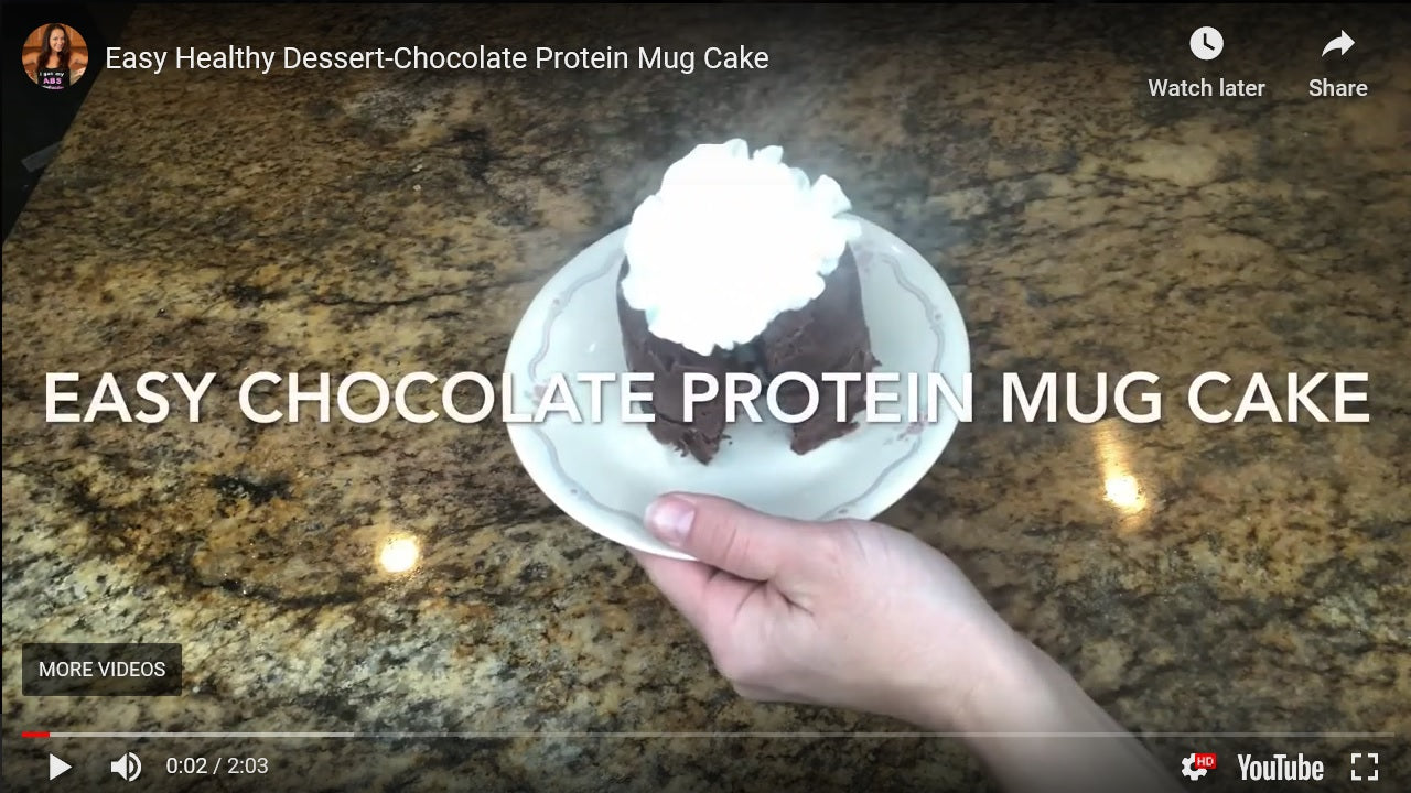 Low Carb Chocolate Protein Mug Cake Recipe