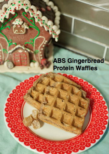 ABS Gingerbread Low Carb Protein Waffles