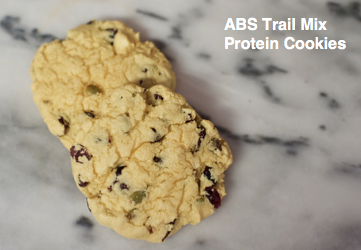 ABS Trail Mix Protein Cookies