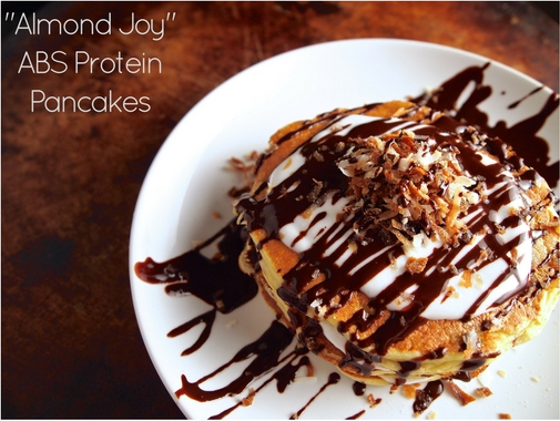 "Almond Joy" ABS Protein Pancakes
