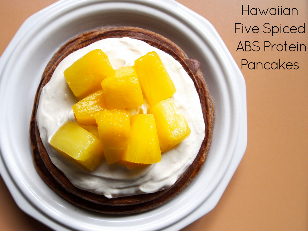 Hawaiian Five Spiced ABS Protein Pancakes