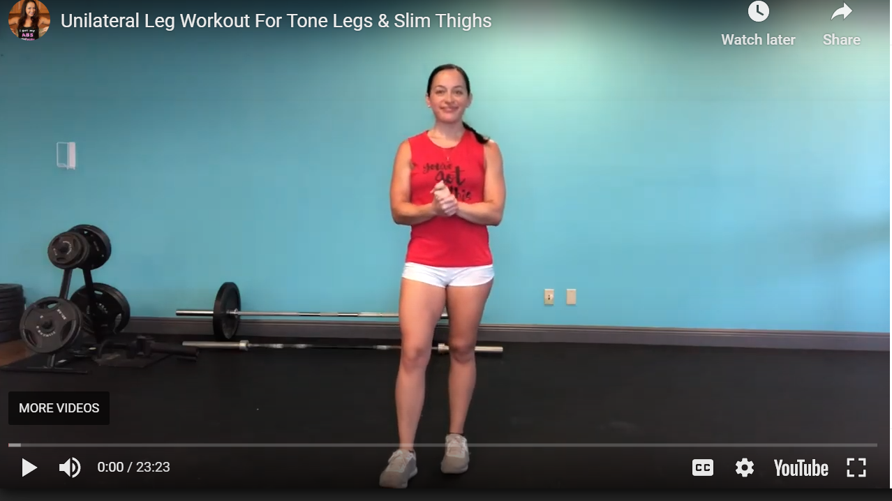Unilateral Leg Workout to Strengthen your Legs & Increase Balance with Body Weight