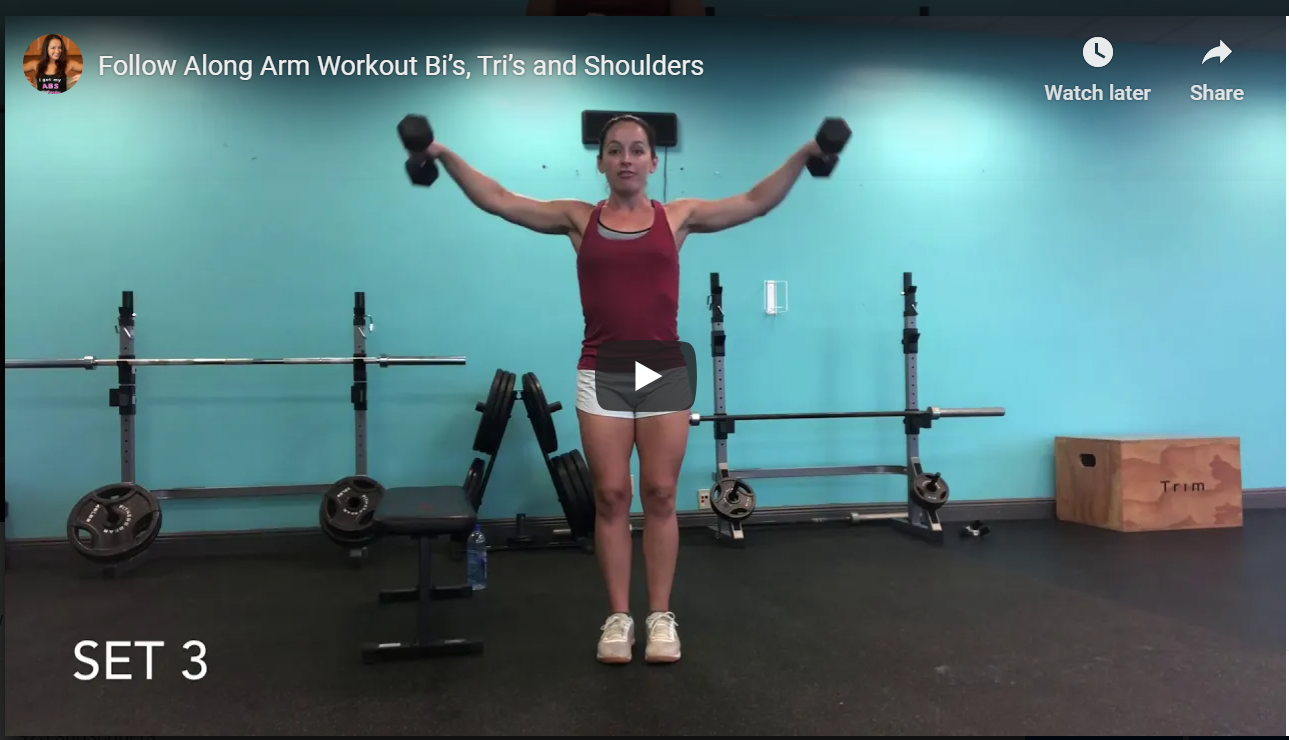 Arm Workout Full Workout Video to Strengthen & Tone Your Arms with Dum -  ABS Protein Pancakes